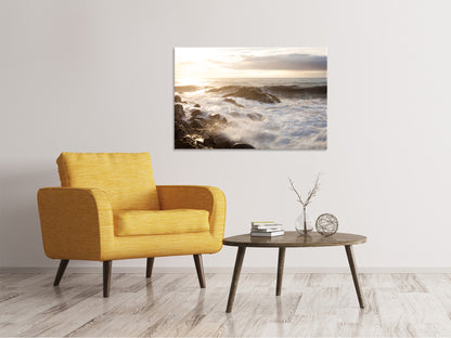 Leinwandbild Meeresbrandung