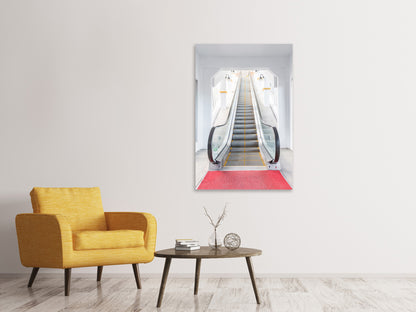 Leinwandbild Rolltreppe
