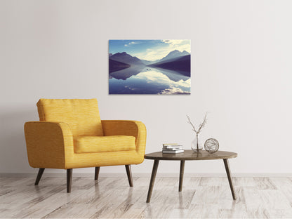 Leinwandbild Bergspiegelung