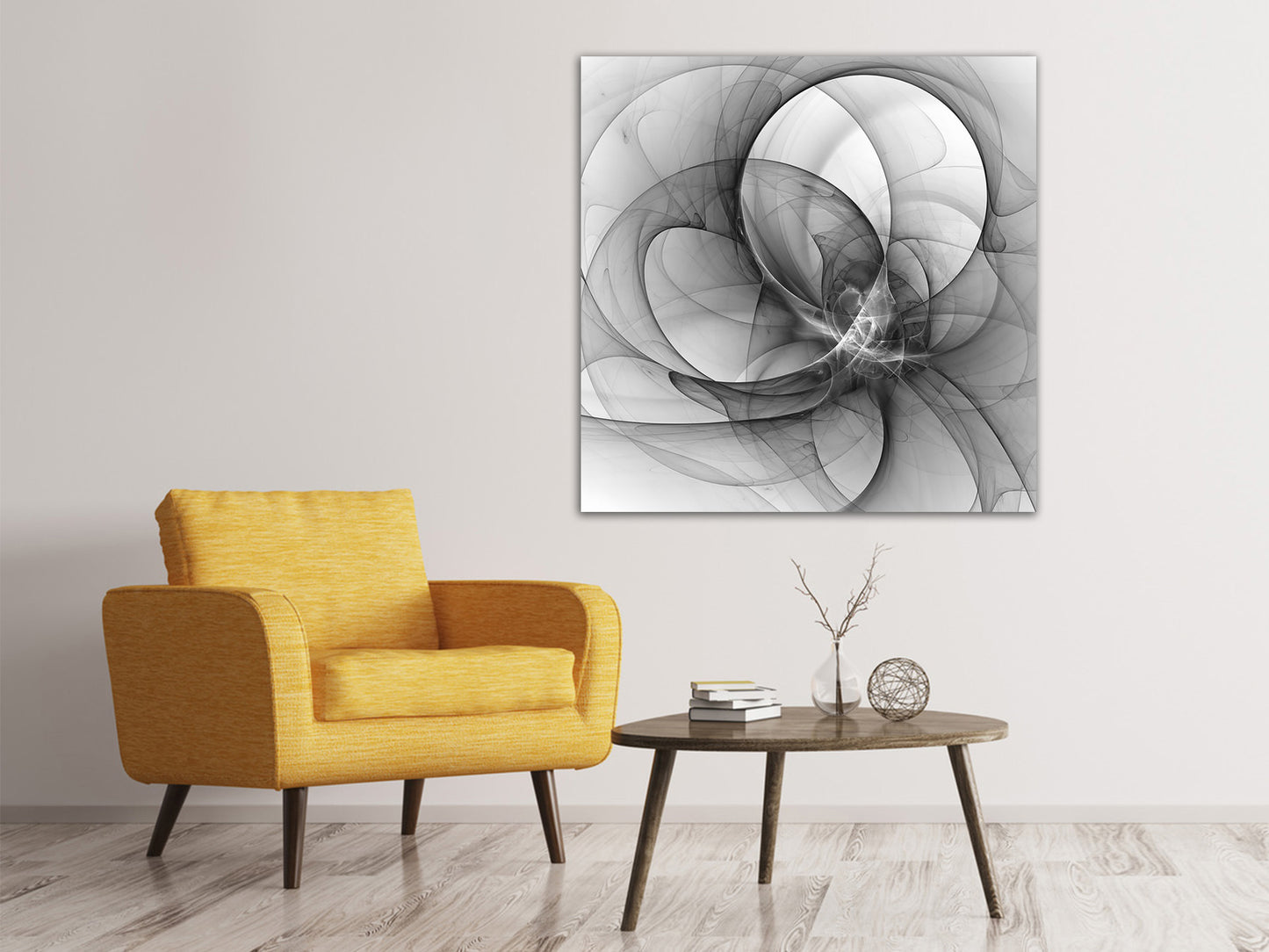 Leinwandbild Abstrakte Kreisende Kreise