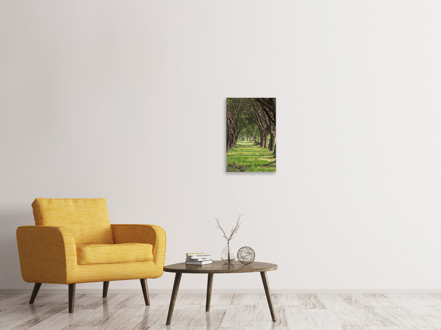 Leinwandbild Im Forstwald