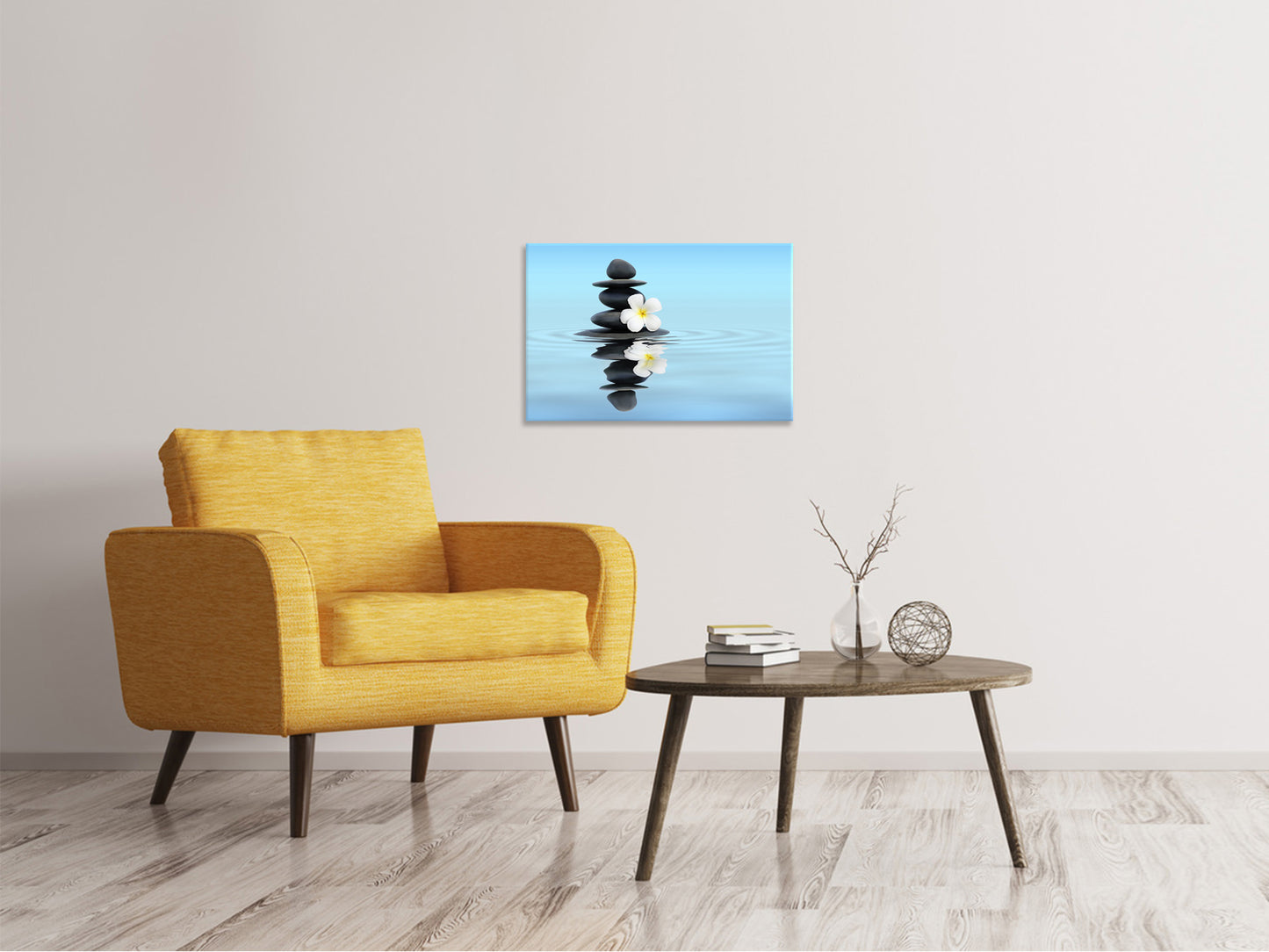 Leinwandbild Zen Steine