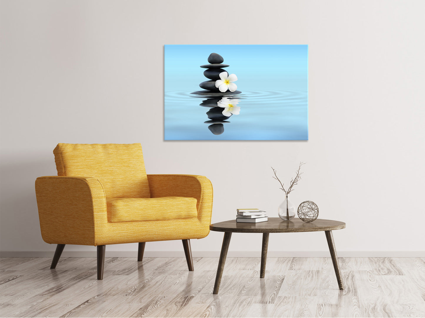Leinwandbild Zen Steine