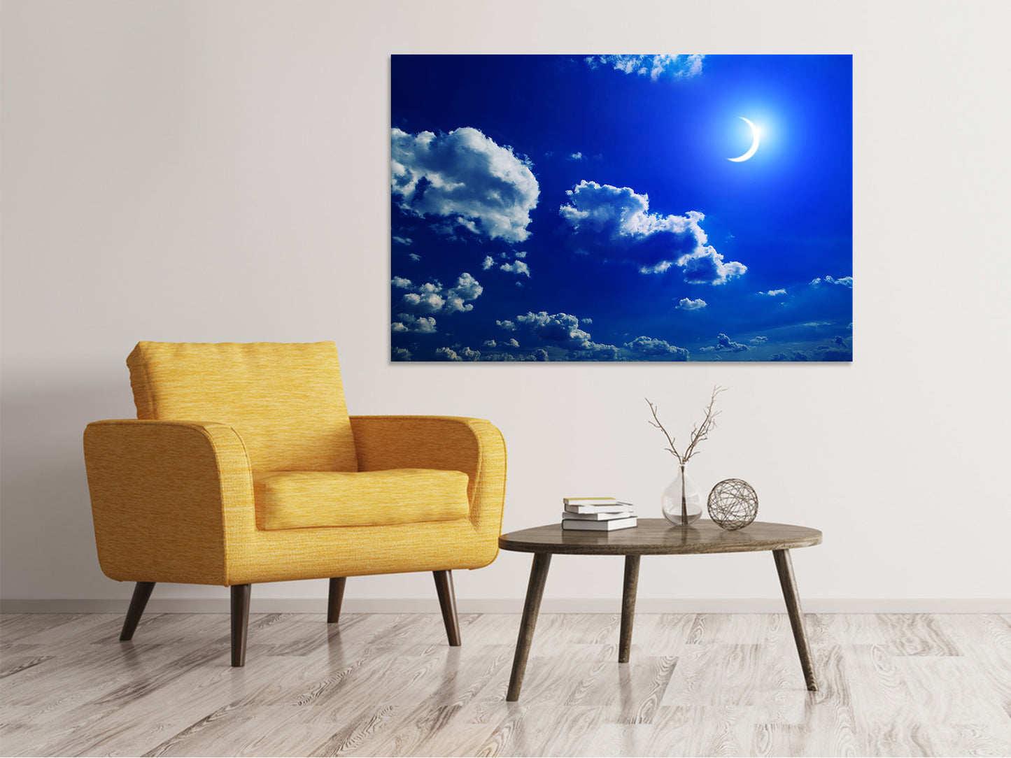 Leinwandbild Der Mond