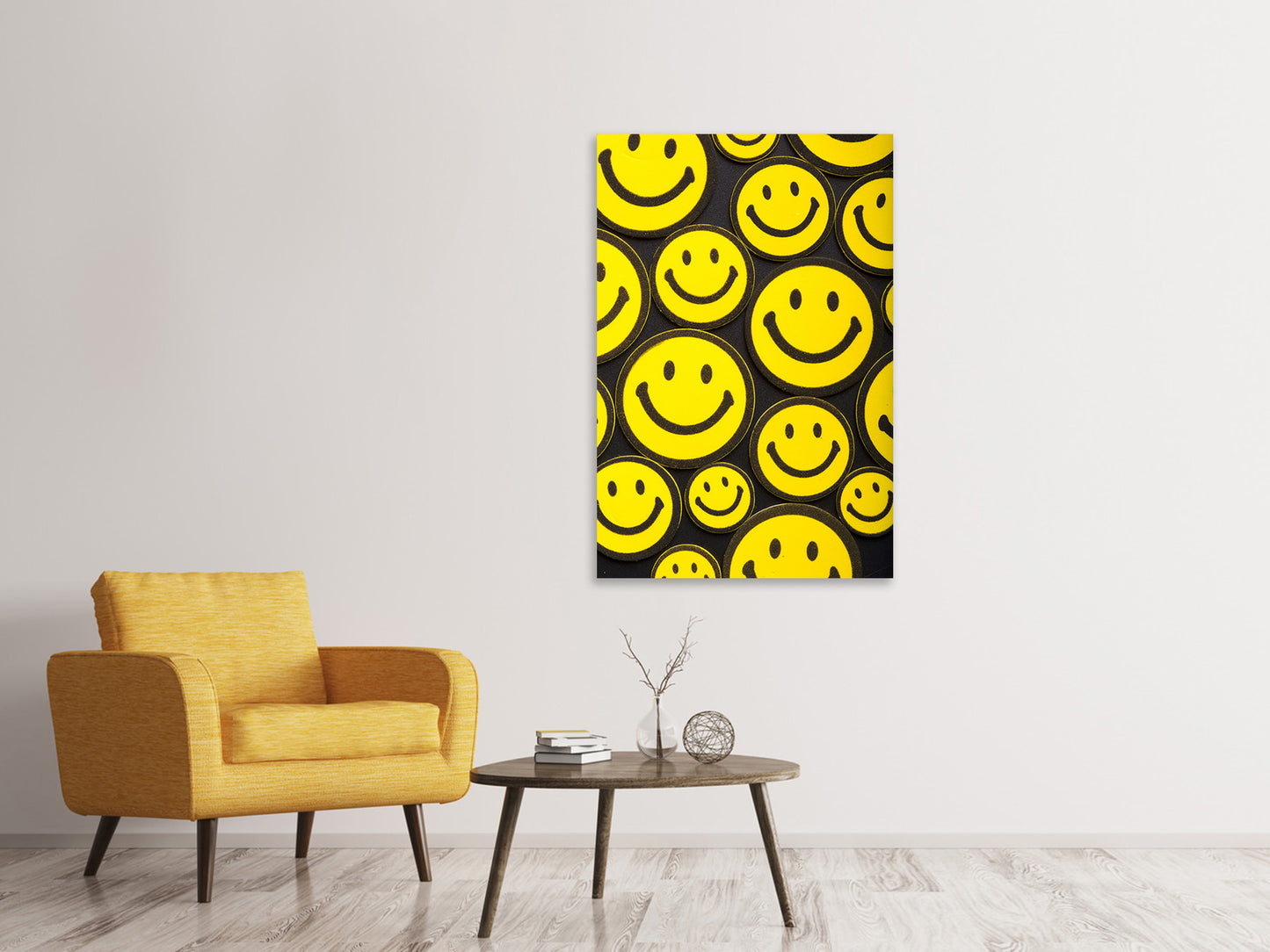Leinwandbild Smileys