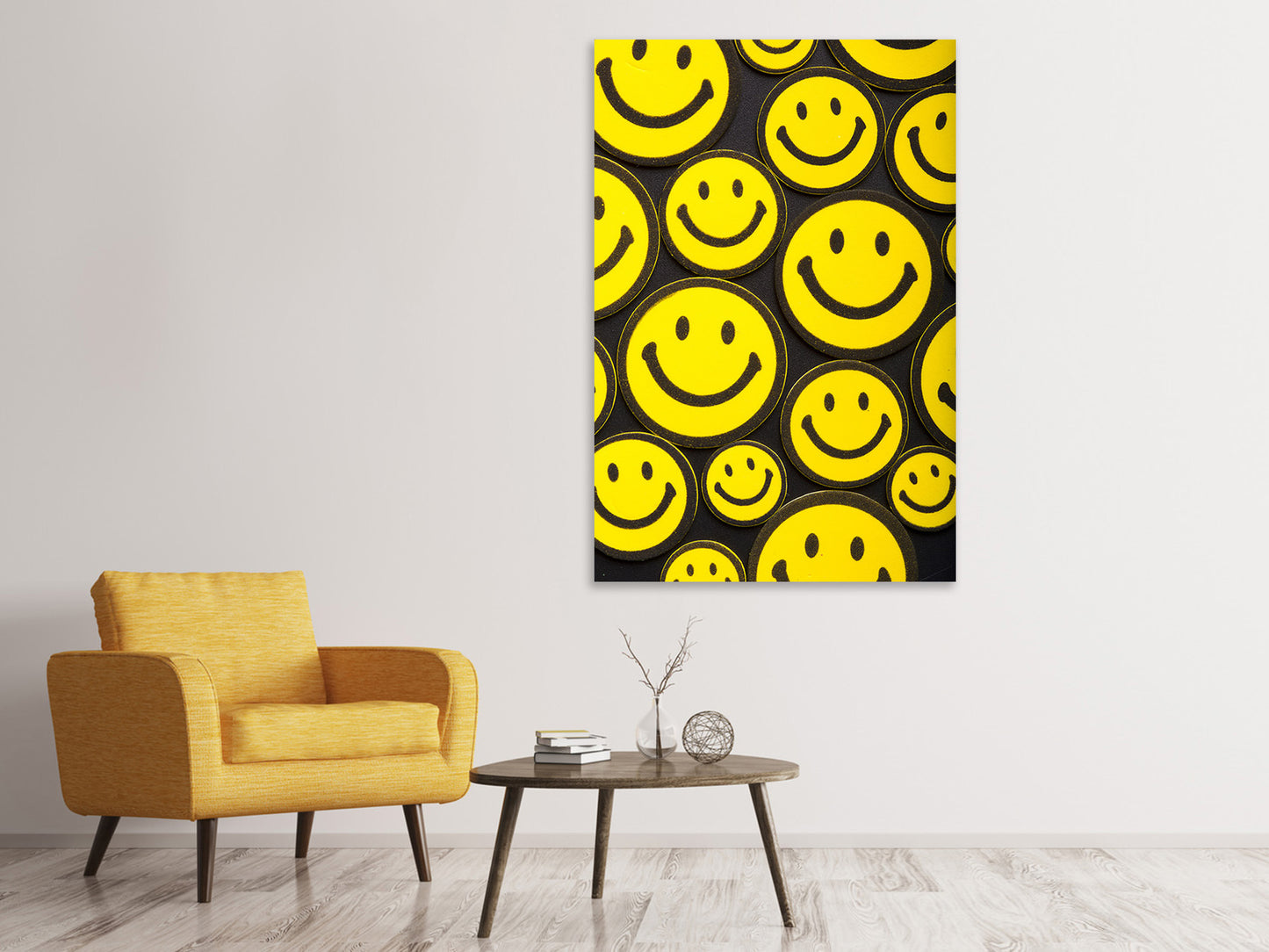 Leinwandbild Smileys