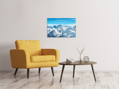 Leinwandbild Alpenpanorama