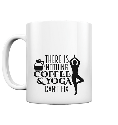 Kaffee & Yoga - Tasse glossy