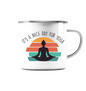 Jeden Tag Yoga - Emaille Tasse