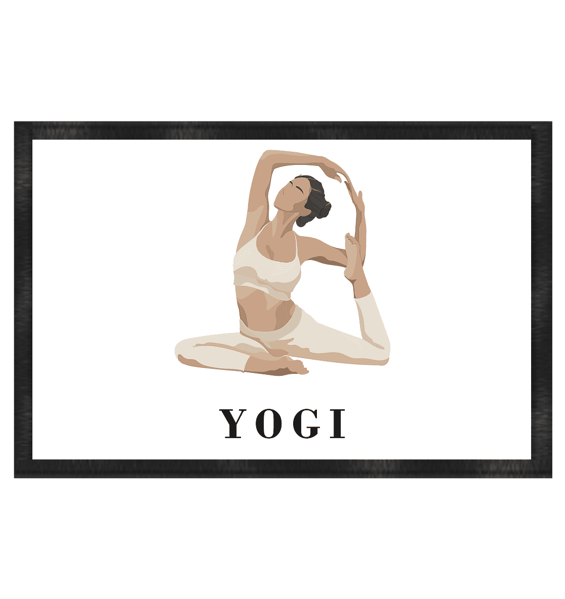 FLEXIBEL SEIN MIT YOGA  - Fußmatte