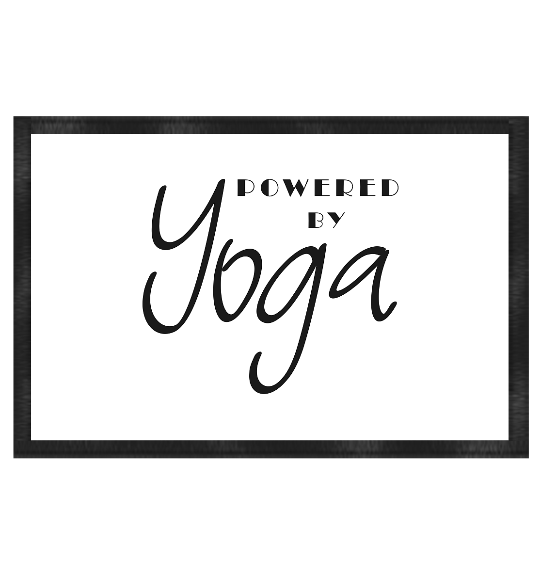 POWERED BY YOGA - Fußmatte