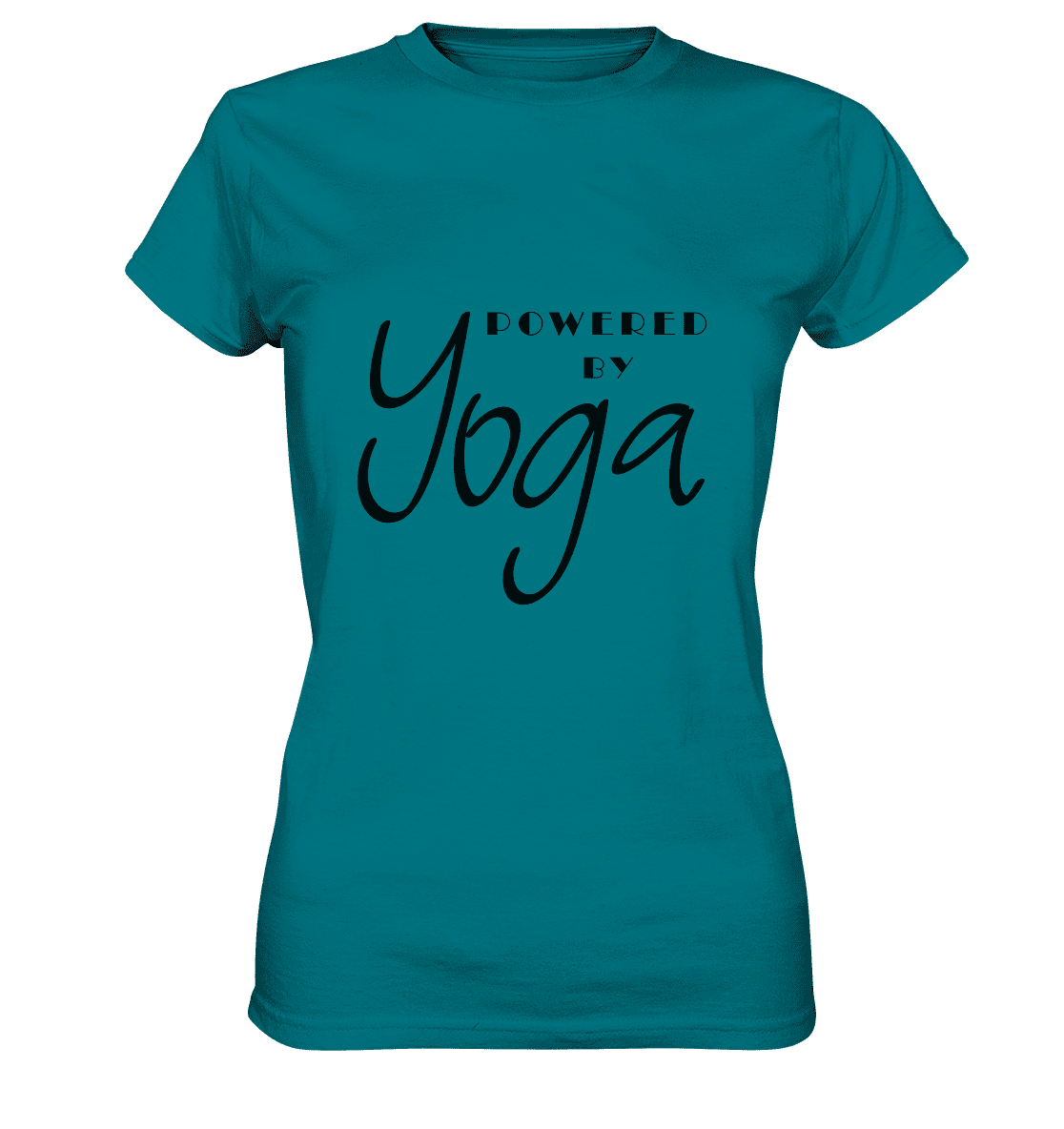 POWERED BY YOGA - Damen Premium Shirt