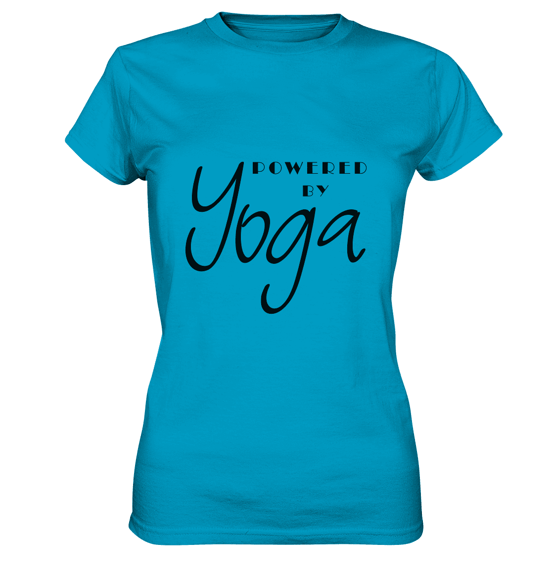 POWERED BY YOGA - Damen Premium Shirt