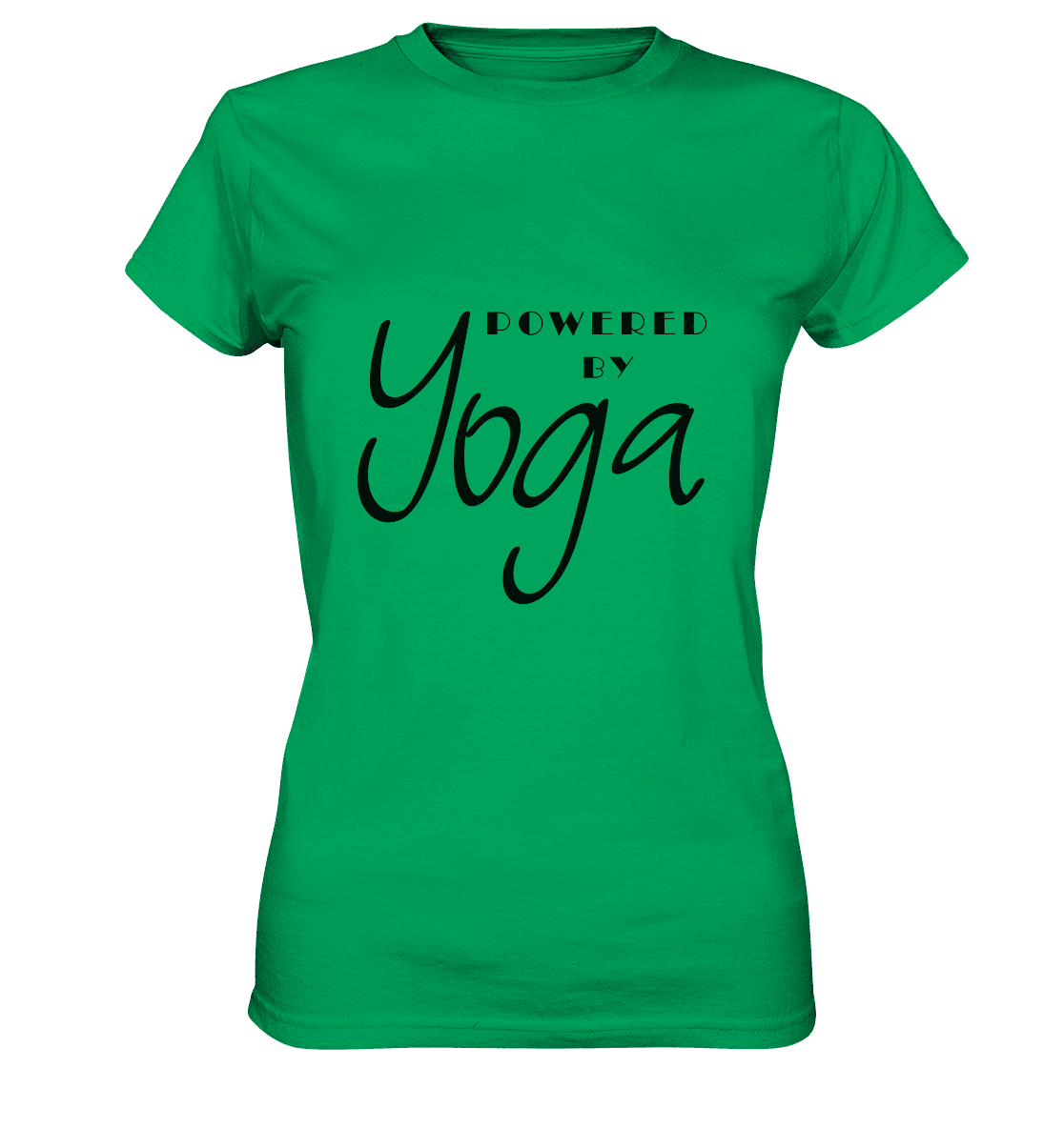 POWERED BY YOGA - Damen Premium Shirt