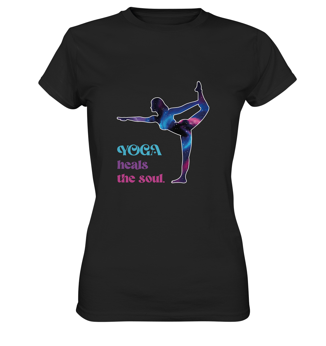 YOGA HEALS THE SOUL  - Damen T-Shirt