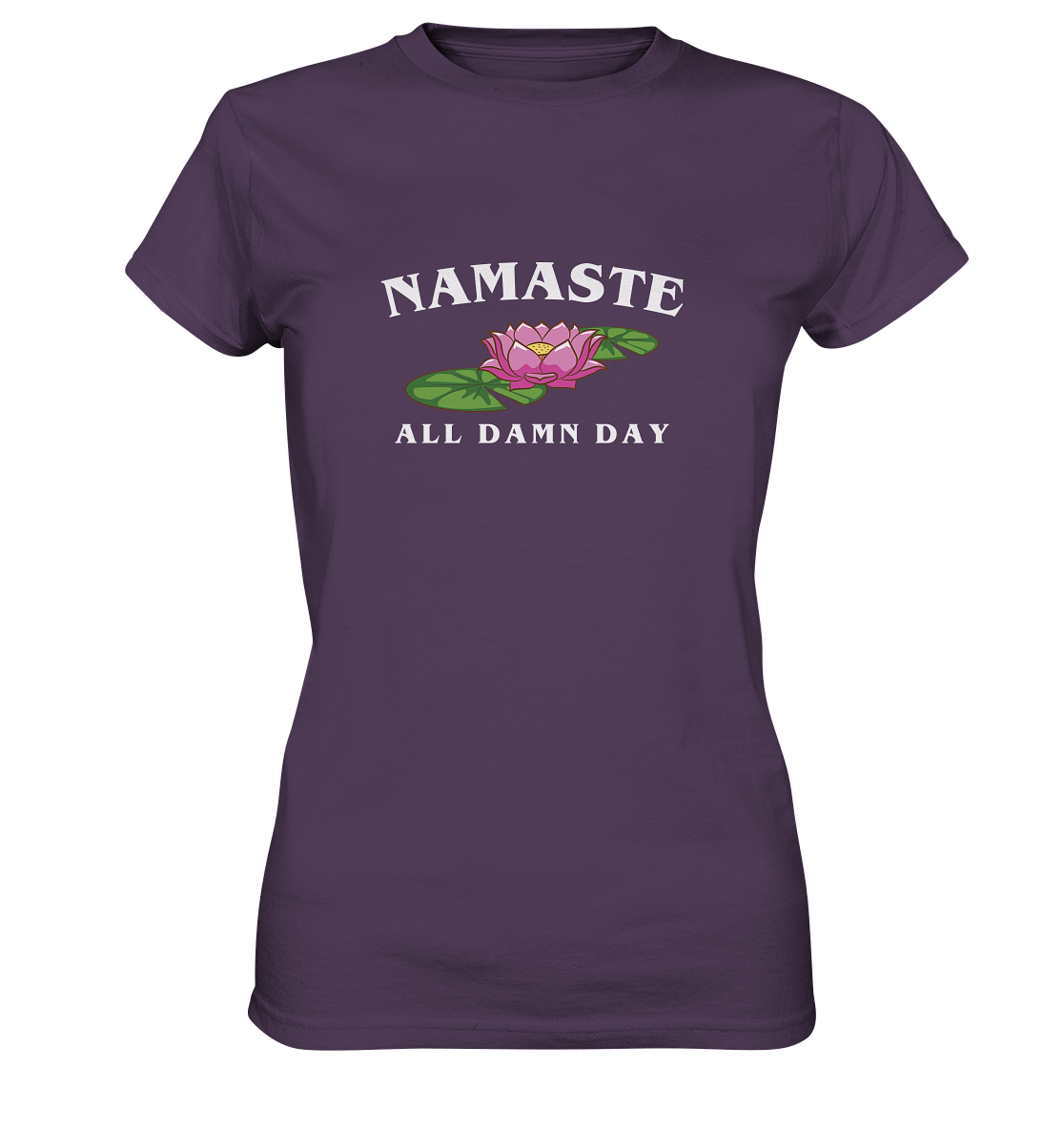 Namaste Blume - Damen T-Shirt