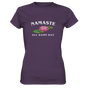 Namaste Blume - Damen T-Shirt