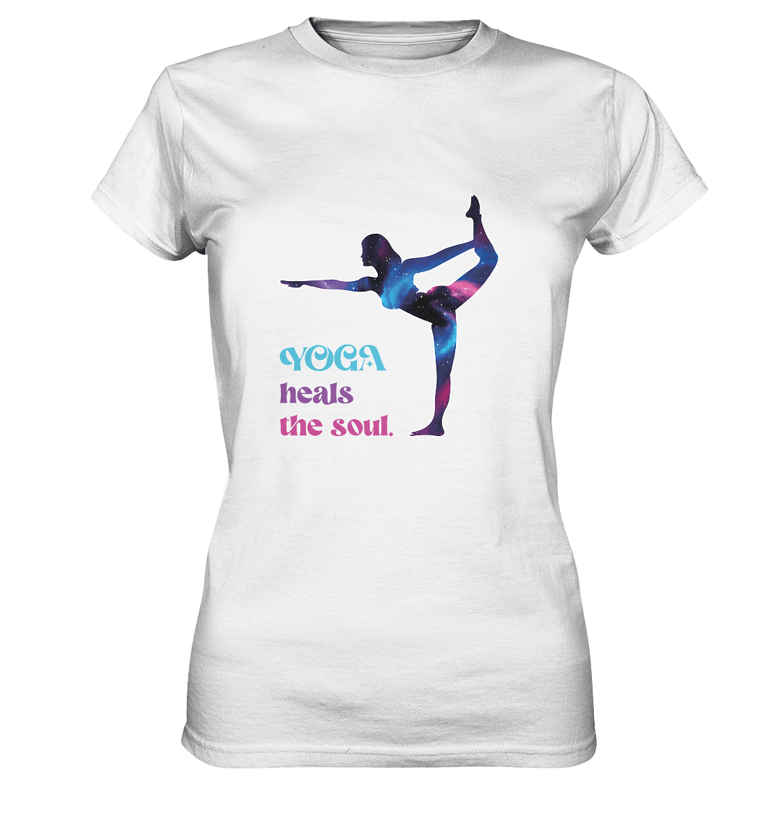 YOGA HEALS THE SOUL  - Damen T-Shirt