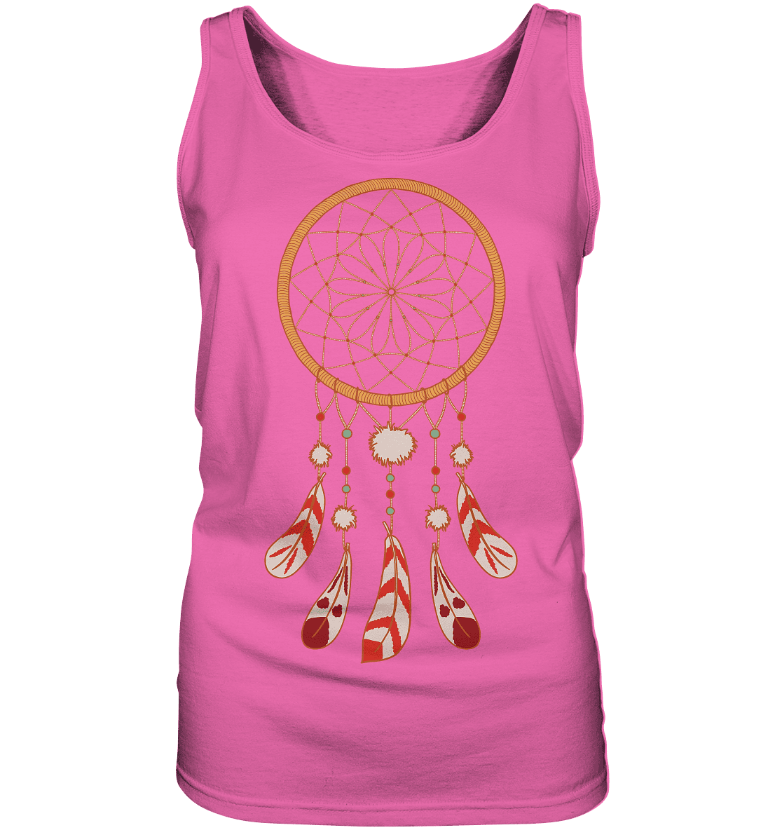 TRAUMFÄNGER - URSPRÜNGLICH INDIANISCHE SCHUTZAMULETTE  - Damen Tank-Top