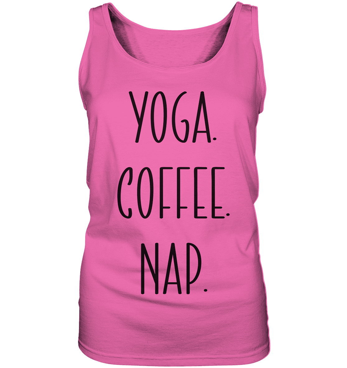 YOGA. COFFEE. NAP. - Damen Tank-Top