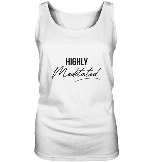 HIGHLY MEDITATED  - Damen Tank-Top