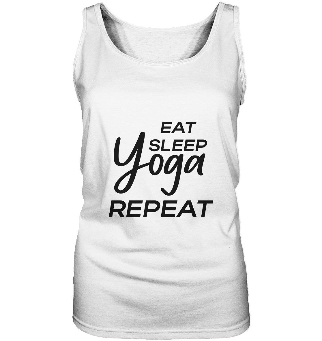 ESSEN, SCHLAFE & YOGA UND DANN WIEDERHOLEN - Damen Tank-Top