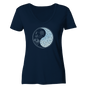 Ying & Yang - Damen V-Neck Shirt Bio