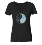 Ying & Yang - Damen V-Neck Shirt Bio