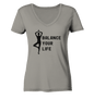 Yoga & Balance - Damen V-Neck Shirt Bio