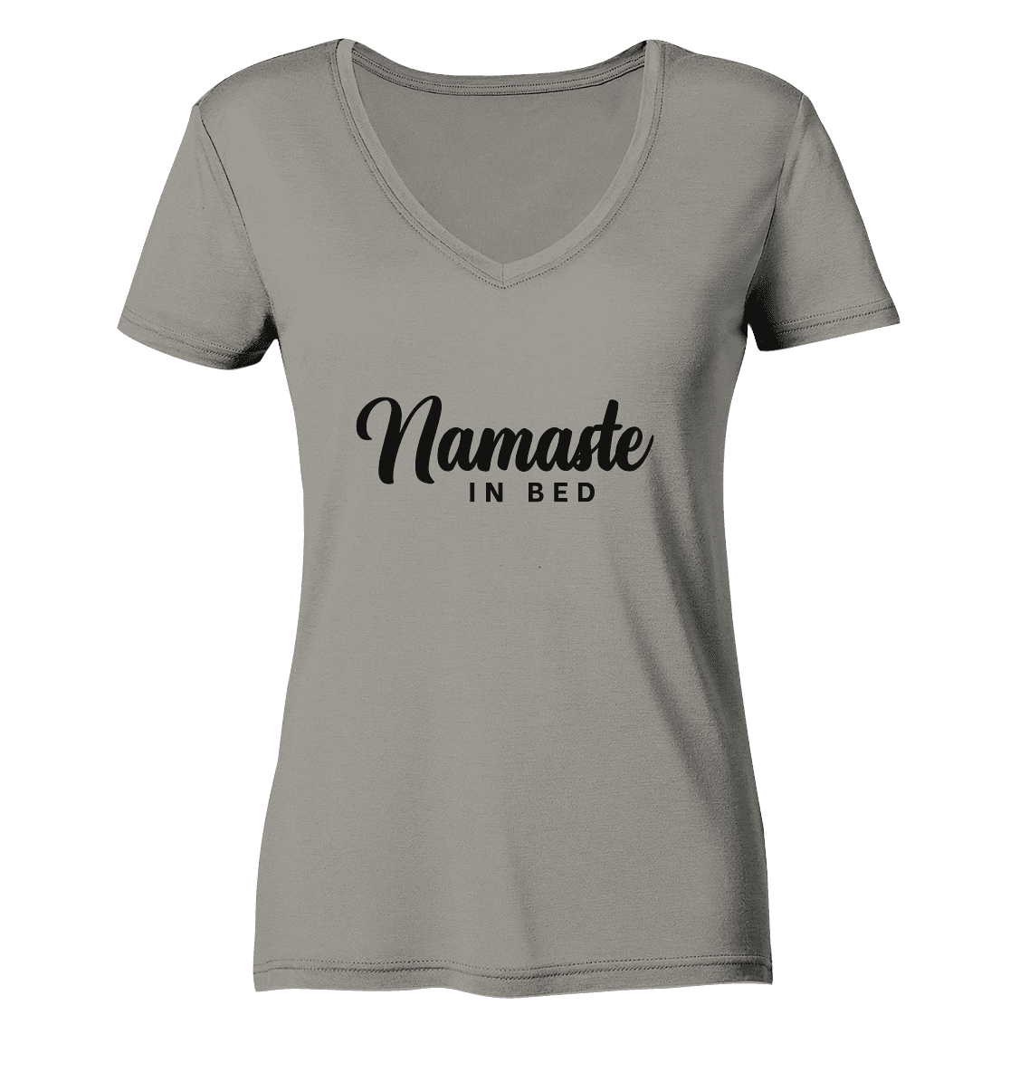 NAMASTE IN BED - Damen V-Neck Shirt