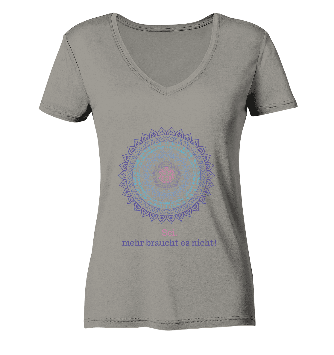 Sei, mehr braucht es nicht! - Calm is a Super Power - Damen V-Neck Shirt