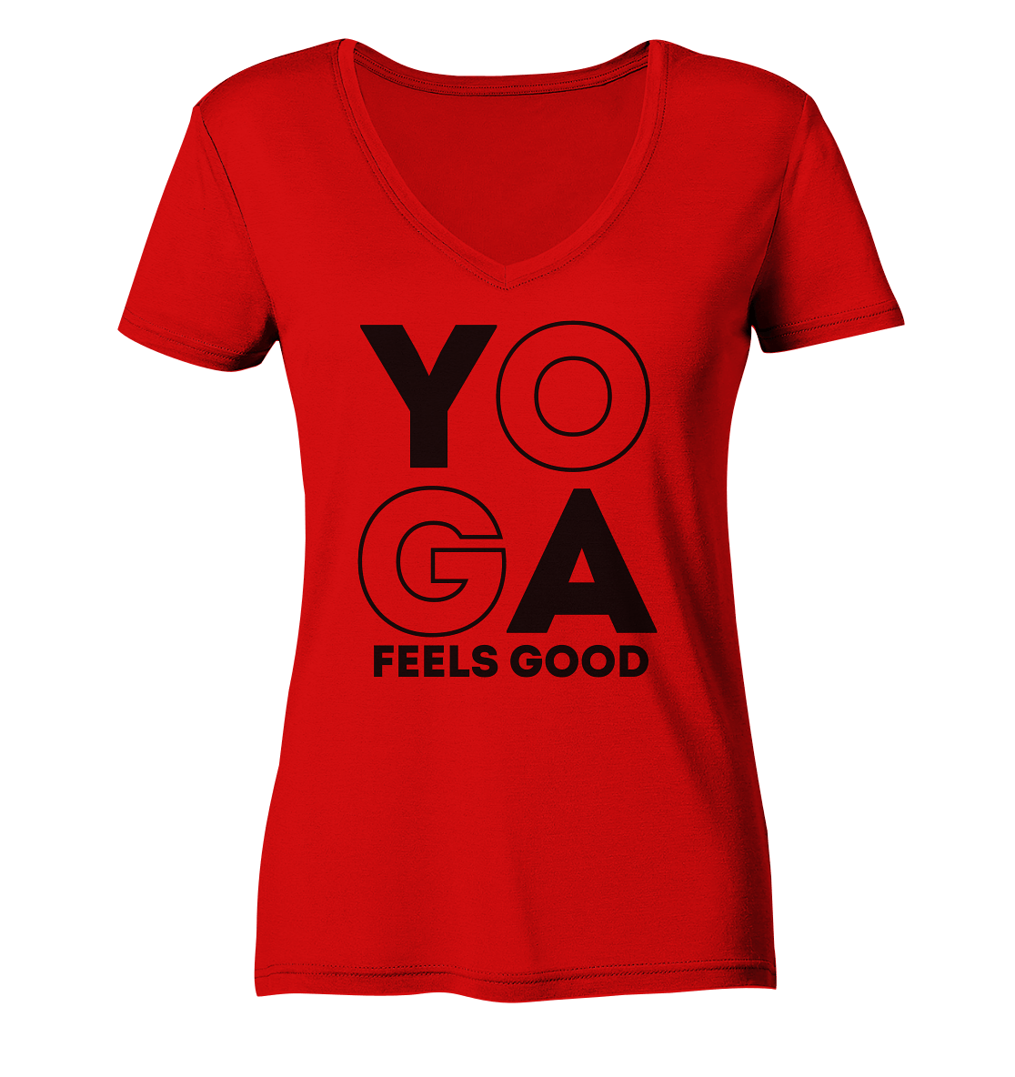 Feel Good - Damen V-Neck Shirt