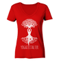 Yogazeitalter - Damen V-Neck Shirt Bio