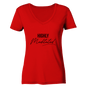 HIGHLY MEDITATED  - Damen V-Neck Shirt