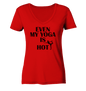 SOGAR MEIN YOGA IST HEIß - Damen V-Neck Shirt