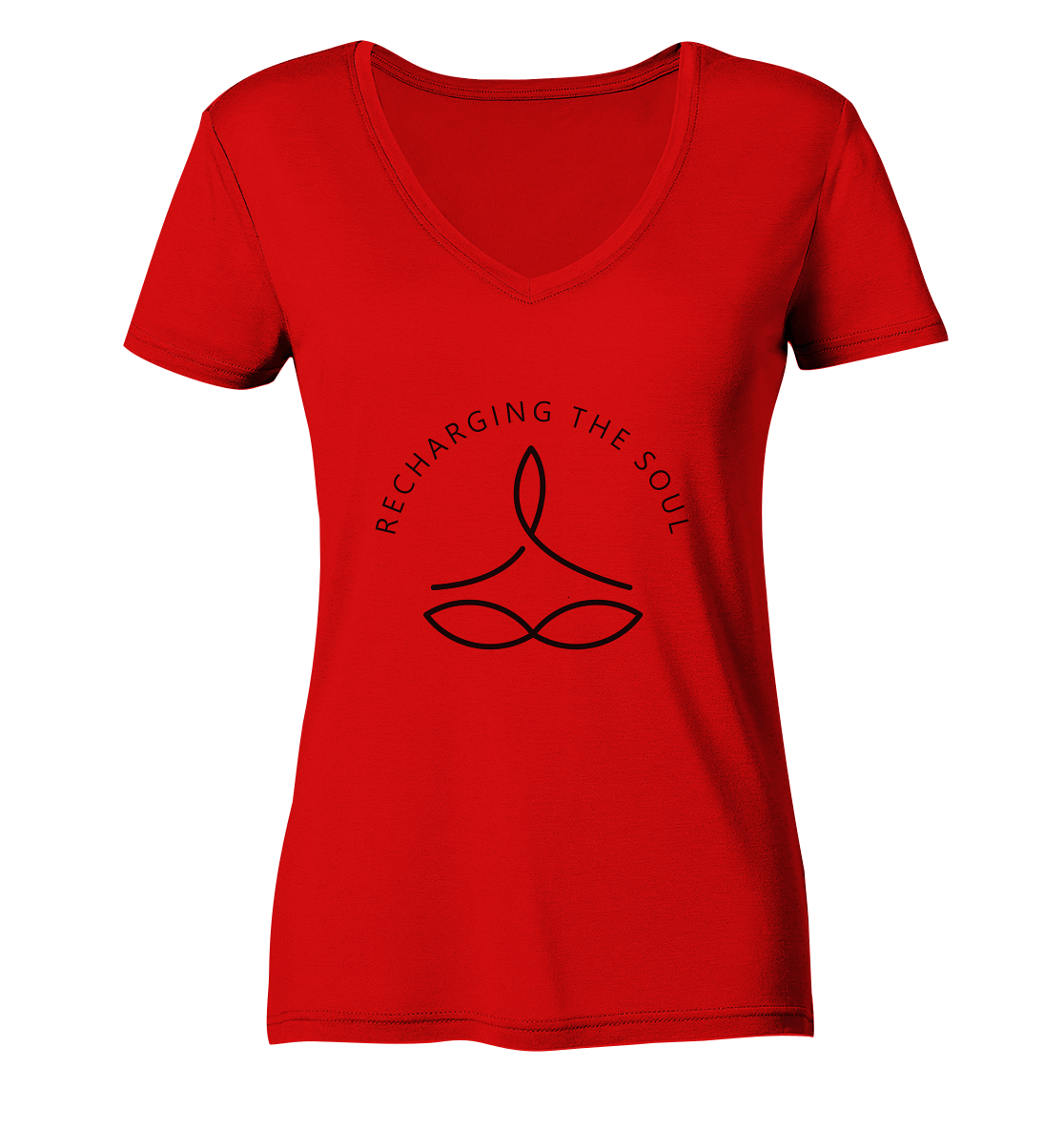 RECHARGING THE SOUL YOGA - AUFLADEN DER SEELE MIT YOGA - Damen V-Neck Shirt