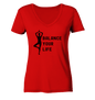 Yoga & Balance - Damen V-Neck Shirt Bio