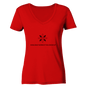 YOGA ONLY WORKS IF YOU SHOW UP - Damen V-Neck Shirt