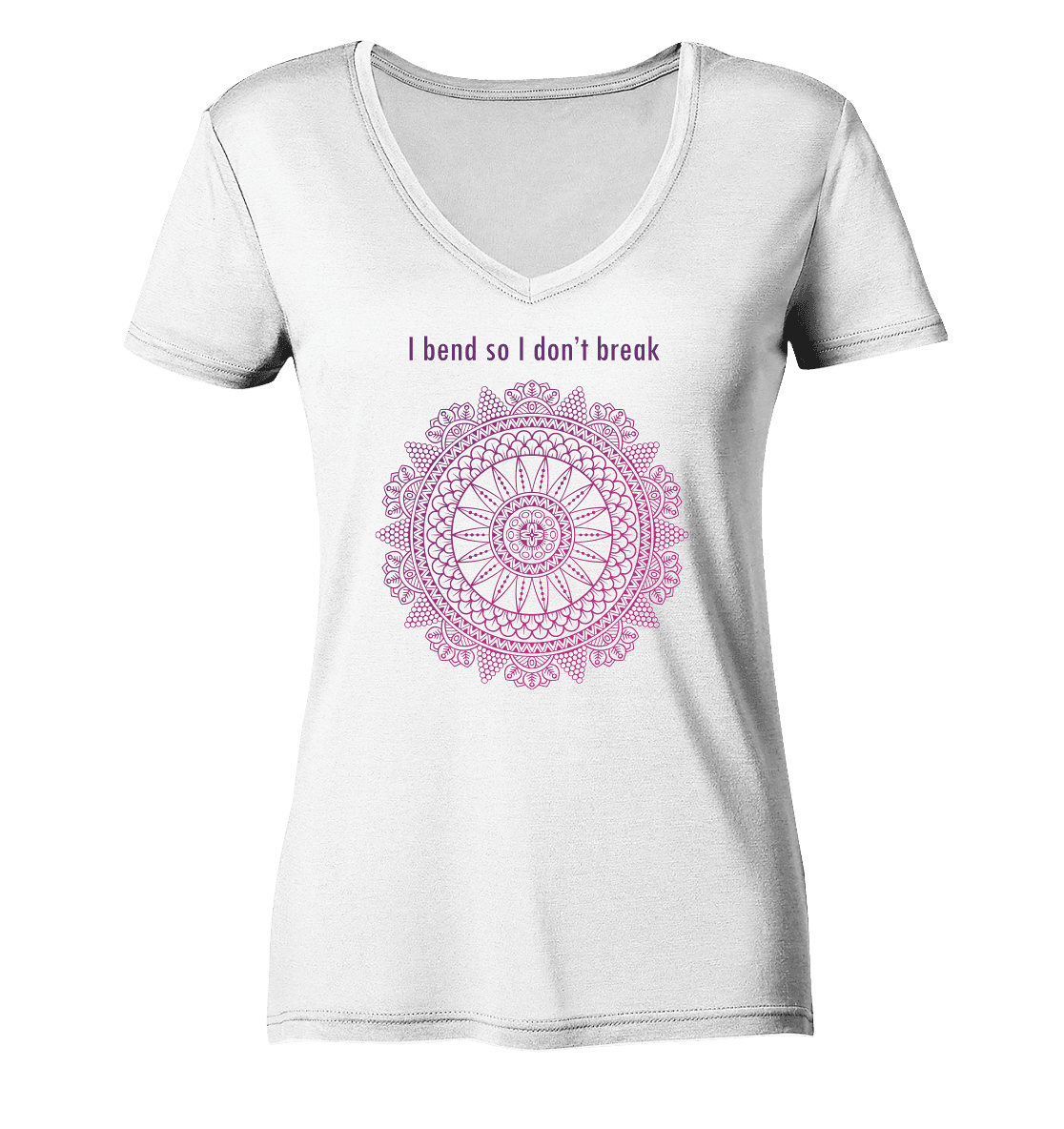 Namaste - I Blend so i don´t break - Damen V-Neck Shirt