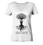 Yogazeitalter - Damen V-Neck Shirt Bio