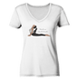 1 BEND SO, 1 DON`T BREAK! - ICH BIEGE MICH UND BRECHE NICHT! - Damen V-Neck Shirt