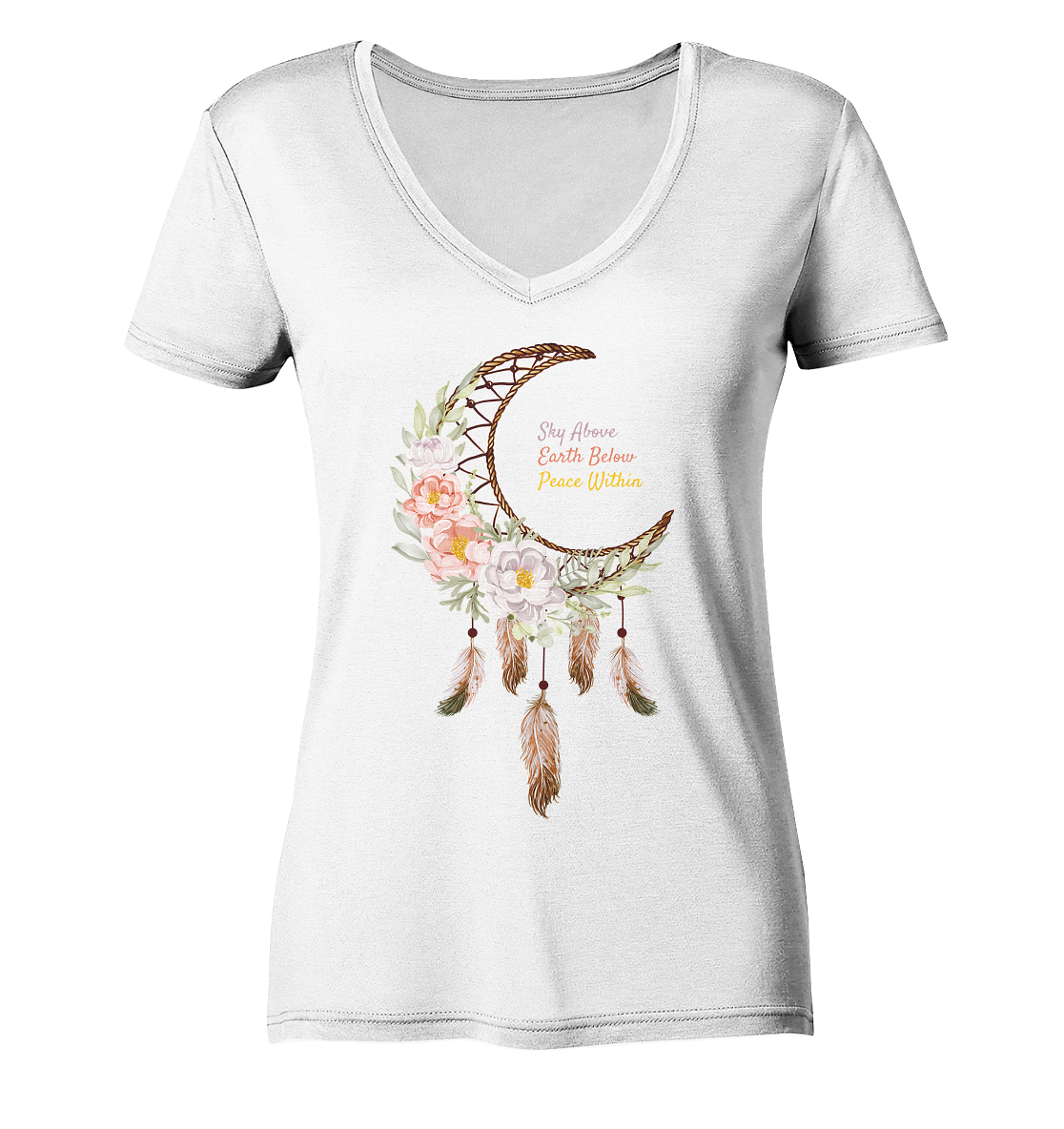 DER EINKLANG IN RAUM UND ZEIT - Damen V-Neck Shirt