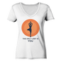 DAS EINZIGE LIMIT SETZT DU FEST- Damen V-Neck Shirt