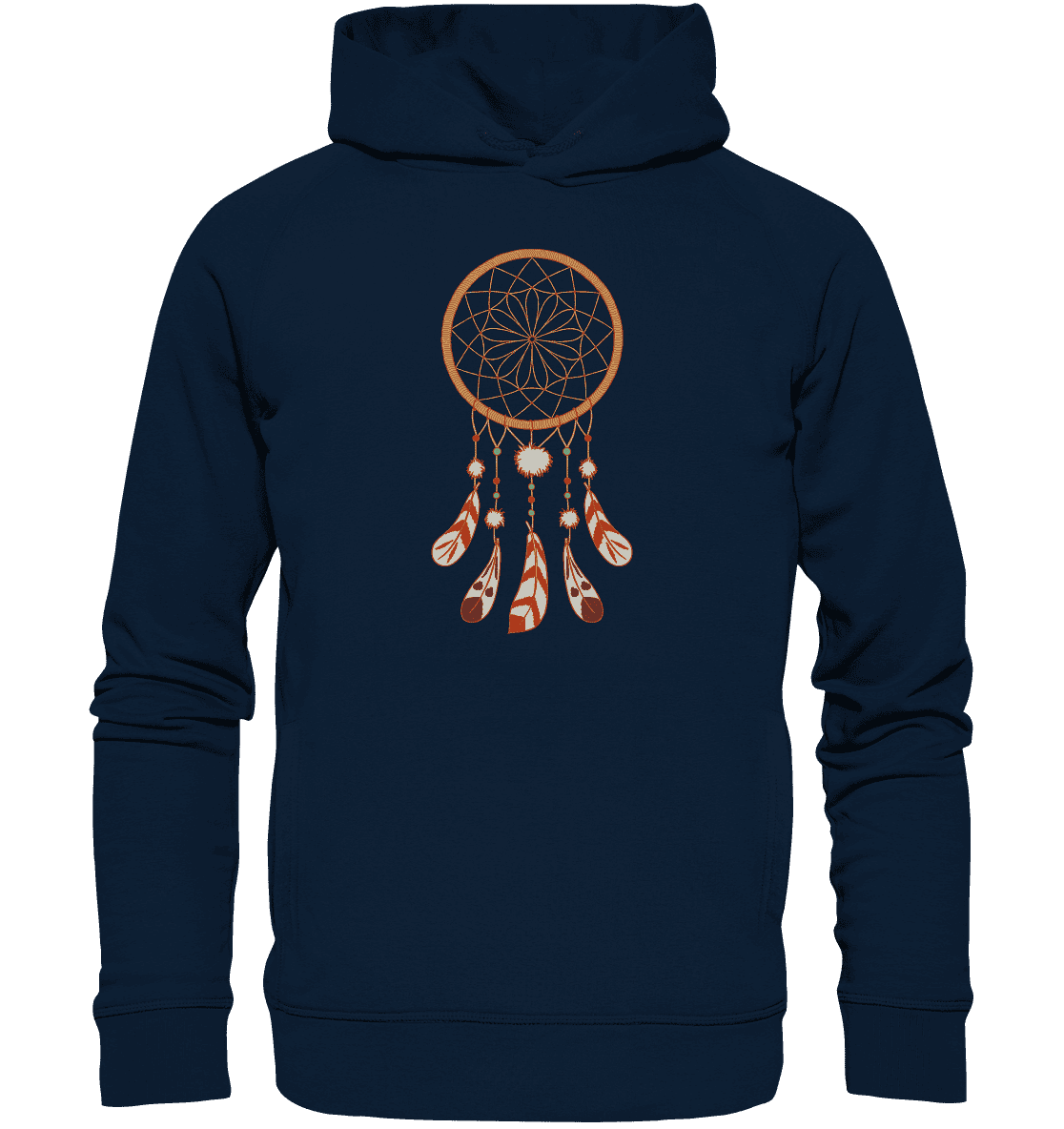 TRAUMFÄNGER - URSPRÜNGLICH INDIANISCHE SCHUTZAMULETTE  - Unisex Hoodie Bio