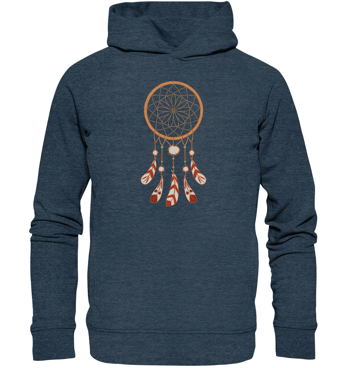 TRAUMFÄNGER - URSPRÜNGLICH INDIANISCHE SCHUTZAMULETTE  - Unisex Hoodie Bio