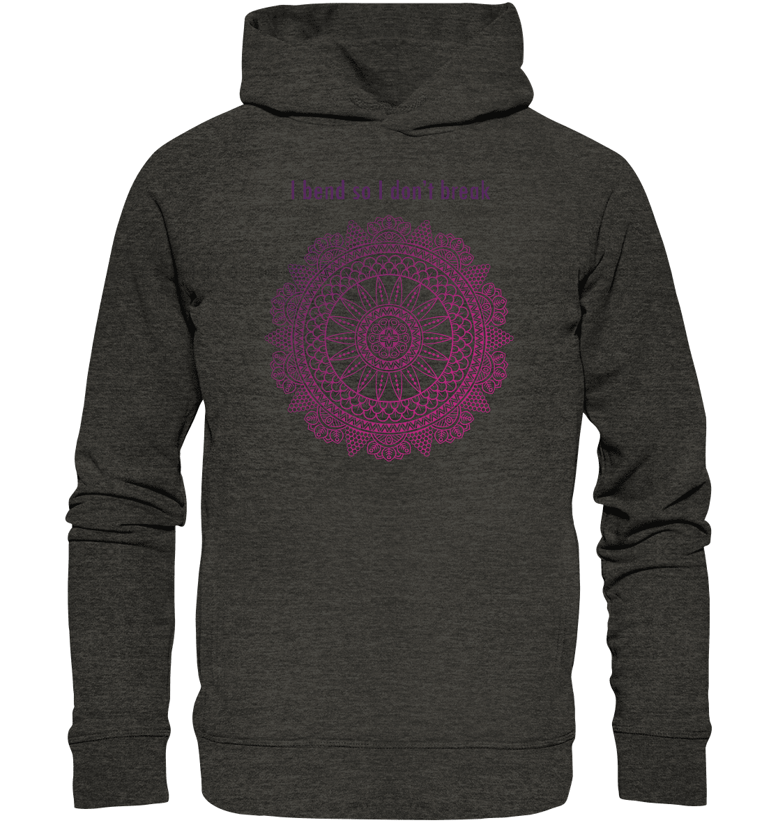 Namaste - I Blend so i don´t break Unisex Hoodie Bio