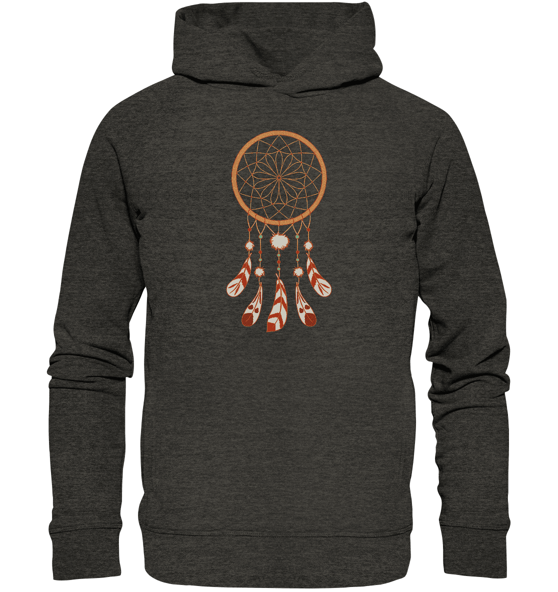 TRAUMFÄNGER - URSPRÜNGLICH INDIANISCHE SCHUTZAMULETTE  - Unisex Hoodie Bio