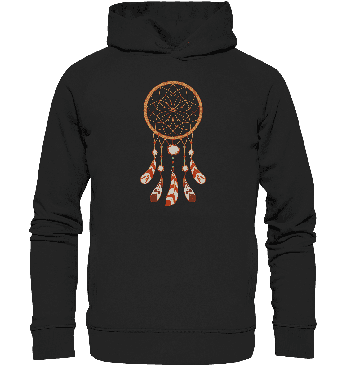 TRAUMFÄNGER - URSPRÜNGLICH INDIANISCHE SCHUTZAMULETTE  - Unisex Hoodie Bio