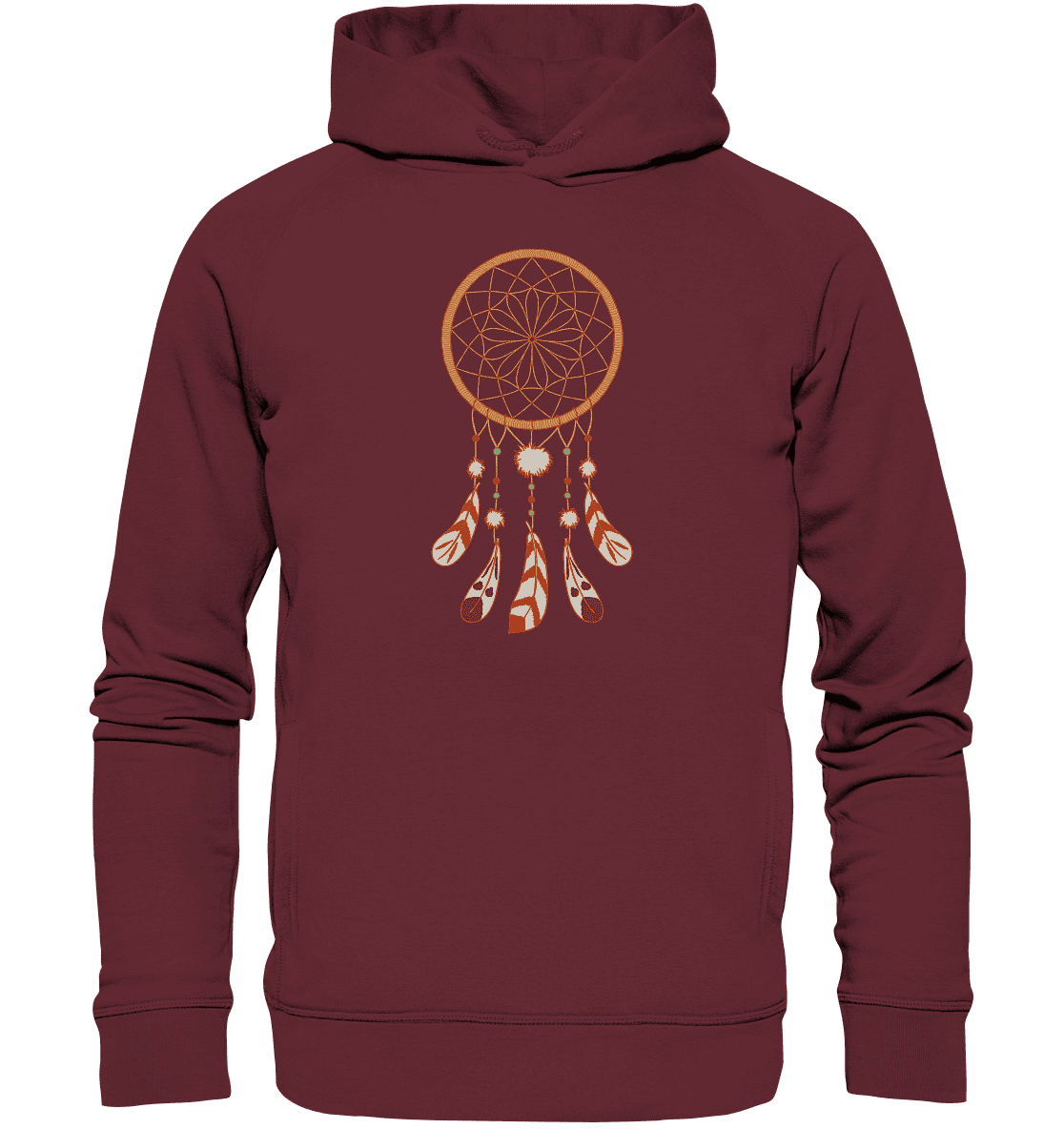 TRAUMFÄNGER - URSPRÜNGLICH INDIANISCHE SCHUTZAMULETTE  - Unisex Hoodie Bio