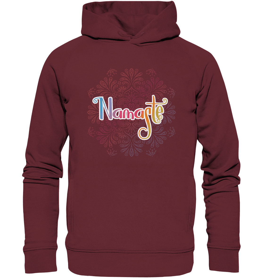 Namaste - für deinen Entspannten Tag Unisex Hoodie Bio